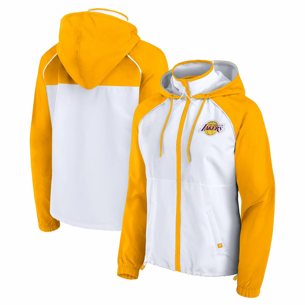 Fanatics Los Angeles Lakers Women's Anorak Raglan Full-Zip Hoodie Jacket