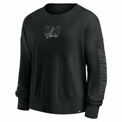 Fanatics San Antonio Spurs Women's Oversized Game Day Pullover Sweatshirt