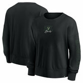 Fanatics Milwaukee Bucks Women's Oversized Game Day Pullover Sweatshirt