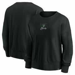 Fanatics Milwaukee Bucks Women's Oversized Game Day Pullover Sweatshirt