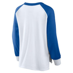 Fanatics Philadelphia 76ers Women's Open Lane Waffle Long Sleeve V-Neck T-Shirt