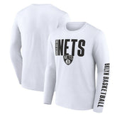 Brooklyn Nets Logo Athletic Vision Long Sleeve T-Shirt