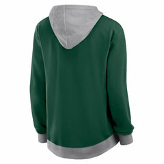 Milwaukee Bucks Logo Athletic Women's Hit It French Terry Full-Zip Hoodie
