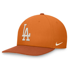 Orange Los Angeles Dodgers Nike Pro Dunk Performance Snapback Hat