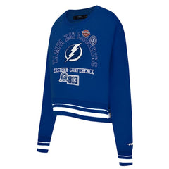 NHL Tampa Bay Lightning Pro Standard Women's Area Code Cropped Pullover Sweatshirt