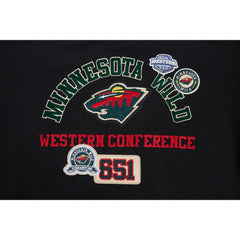NHL Minnesota Wild Pro Standard Women's Area Code Cropped Pullover Sweatshirt