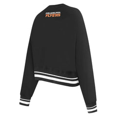 NHL Philadelphia Flyers Pro Standard Women's Area Code Cropped Pullover Sweatshirt