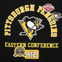 NHL Pittsburgh Penguins Pro Standard Women's Area Code Cropped Pullover Sweatshirt