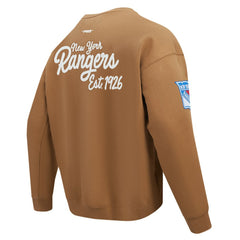 NHL New York Rangers Pro Standard Paint the City Pullover Sweatshirt