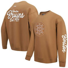 NHL Boston Bruins Pro Standard Paint the City Pullover Sweatshirt