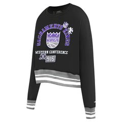 Sacramento Kings Pro Standard Women's Area Code Cropped Pullover Sweatshirt