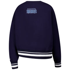 Minnesota Timberwolves Pro Standard Women's Area Code Cropped Pullover Sweatshirt