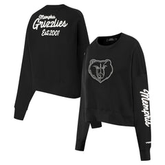Memphis Grizzlies Pro Standard Women's Paint The City Cropped Pullover Sweatshirt