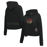 Toronto Raptors Pro Standard Women's Jewels Cropped Pullover Hoodie