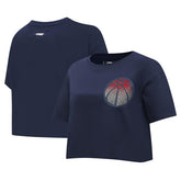 Washington Wizards Pro Standard Women's Jewels Boxy Cropped T-Shirt