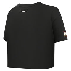 Miami Heat Pro Standard Women's Jewels Boxy Cropped T-Shirt