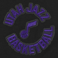 Utah Jazz Pro Standard Women's Jewels Boxy Cropped T-Shirt