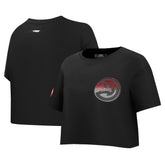 Atlanta Hawks Pro Standard Women's Jewels Boxy Cropped T-Shirt
