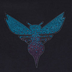 Charlotte Hornets Pro Standard Women's Jewels Boxy Cropped T-Shirt