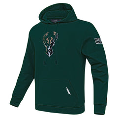 Milwaukee Bucks Pro Standard Split Logo Pullover Hoodie