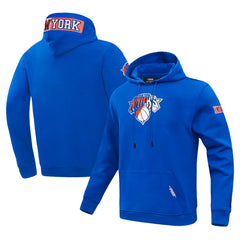 New York Knicks Pro Standard Split Logo Pullover Hoodie