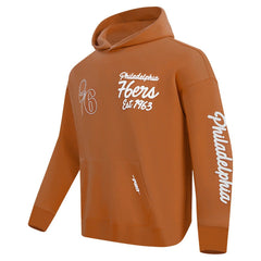 Philadelphia 76ers Pro Standard Paint the City Drop Shoulder Pullover Hoodie