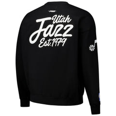 Utah Jazz Pro Standard Paint the City Drop Shoulder Sweatshirt