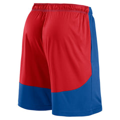 Royal/Red Chicago Cubs Fanatics Launch Polyester Shorts