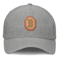 Gray Boston Red Sox Fanatics Signature Elements Cork Patch A-Frame Adjustable Hat