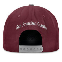 Wine San Francisco Giants Fanatics Front Office Snapback Hat