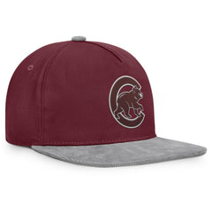 Wine Chicago Cubs Fanatics Front Office Snapback Hat