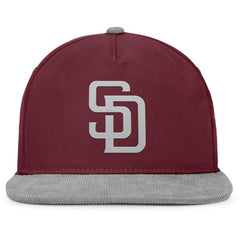 Wine San Diego Padres Fanatics Front Office Snapback Hat