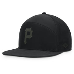 Black Pittsburgh Pirates Fanatics Horizon Snapback Hat