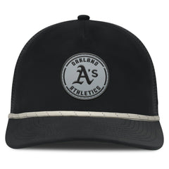 Black Oakland Athletics Fanatics Signature A-Frame Adjustable Hat