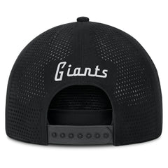 Black San Francisco Giants Fanatics Signature A-Frame Adjustable Hat