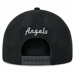 Black Los Angeles Angels Fanatics Front Office Performance A-Frame Adjustable Hat