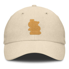 Cream St. Louis Cardinals Fanatics Front Office Leather Patch Adjustable Hat