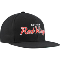 NHL Detroit Red Wings Mitchell & Ness Core Team Script 2.0 Snapback Hat
