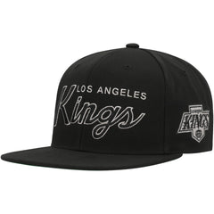 NHL Los Angeles Kings Mitchell & Ness Core Team Script 2.0 Snapback Hat