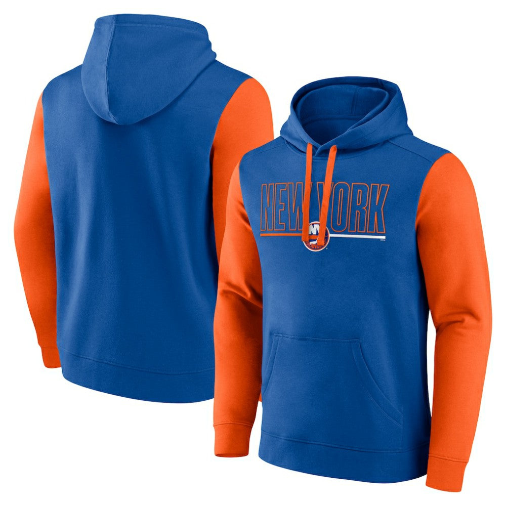 NHL New York Islanders Logo Athletic Deliver Fleece Pullover Hoodie