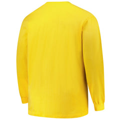 Gold Pittsburgh Pirates Profile Big & Tall Two-Hit Long Sleeve T-Shirt