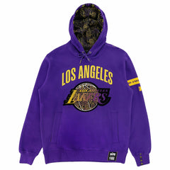 Los Angeles Lakers NBA x Two Hype Unisex Culture & Hoops Heavyweight Pullover Hoodie - Purple online