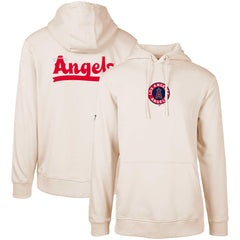 Khaki Los Angeles Angels Levelwear City Connect Podium Core 2.0 Pullover Hoodie