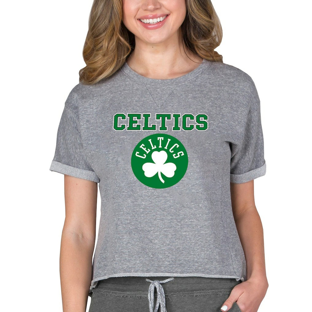 Boston Celtics Concepts Sport NBA Women's Concepts Mainstream Terry SS Top