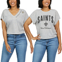 WEAR by Erin Andrews Women's Reversible T-Shirt - New Orleans Saints T-shirts