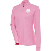 NHL Boston Bruins Antigua Women's White Logo Mentor Quarter-Zip Jacket