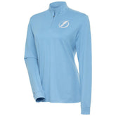 NHL Tampa Bay Lightning Antigua Women's White Logo Mentor Quarter-Zip Jacket