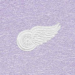 NHL Detroit Red Wings Antigua White Logo Hunk Quarter-Zip Pullover