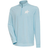 NHL Dallas Stars Antigua White Logo Bright Quarter-Zip Pullover