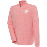 NHL Pittsburgh Penguins Antigua White Logo Bright Quarter-Zip Pullover